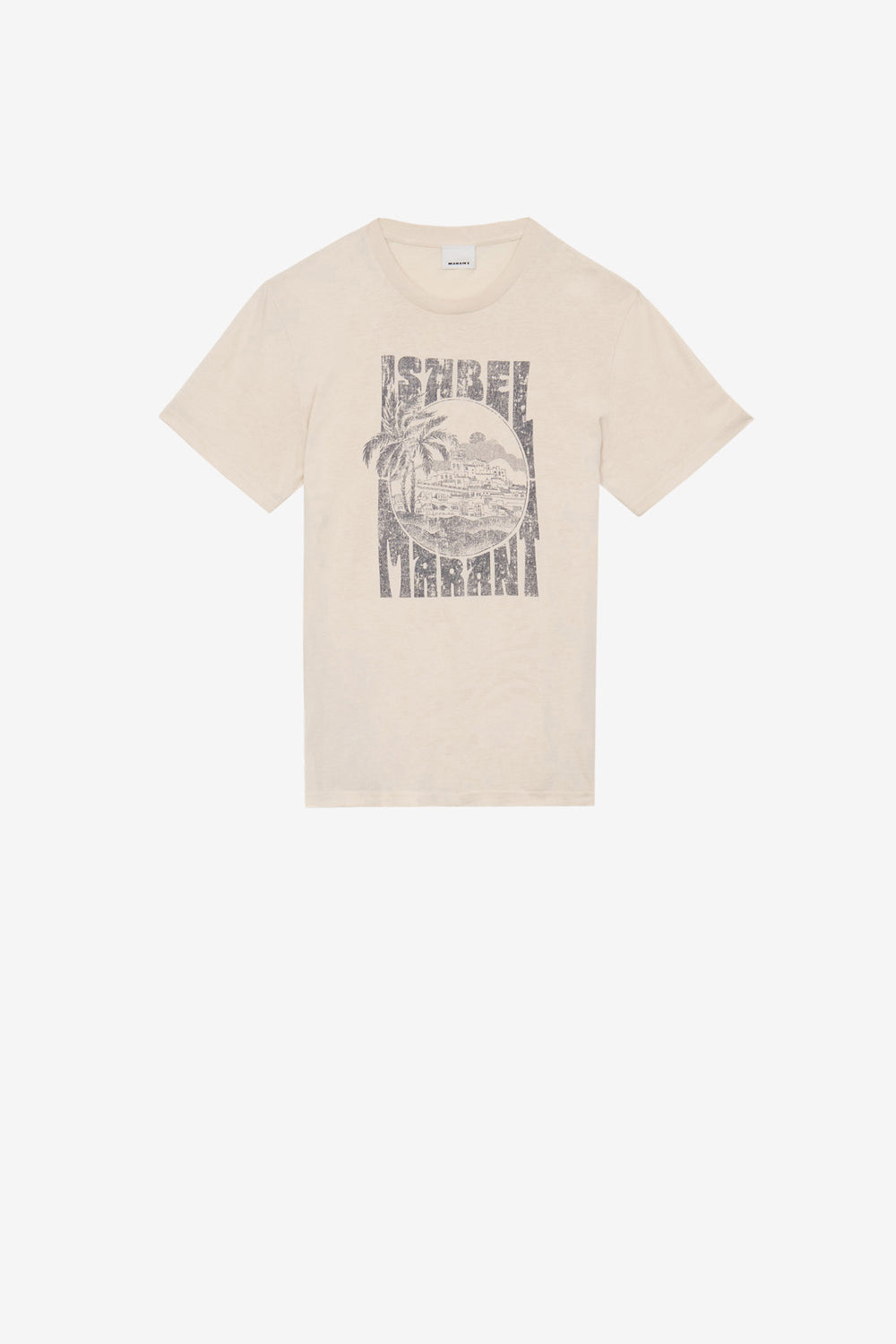 T-shirt honore à logo imprimé - Écru - Man - 1