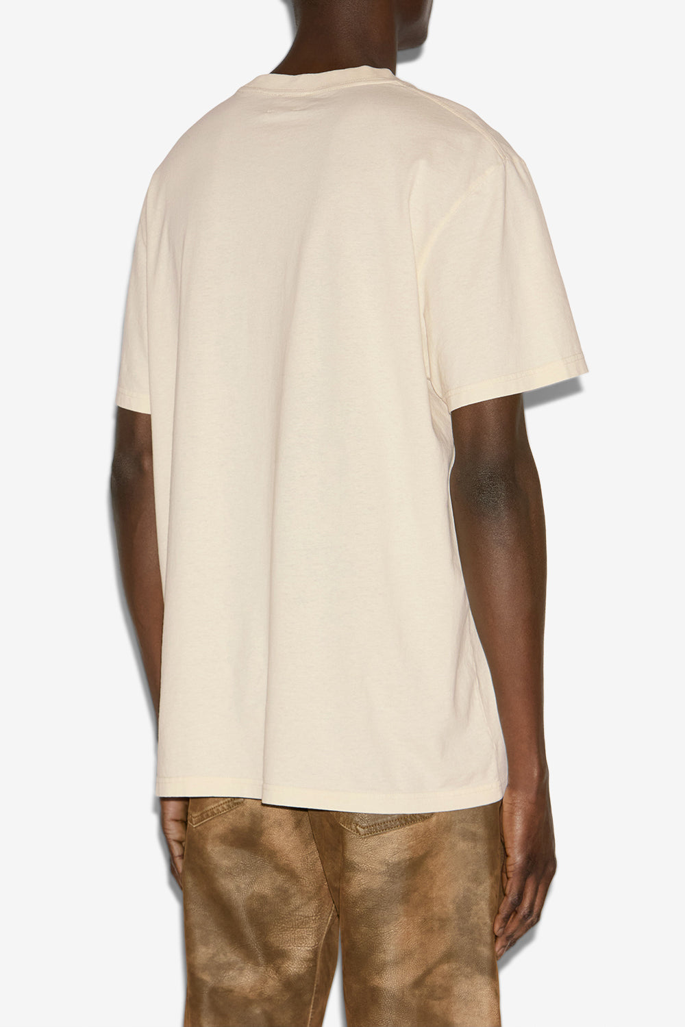 T-shirt honore à logo imprimé - Écru - Man - 5