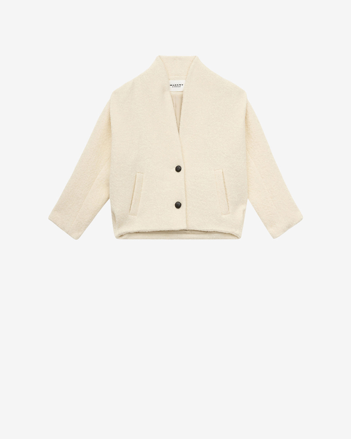 Drogo wool blend suit jacket - Ecru - Woman - 5