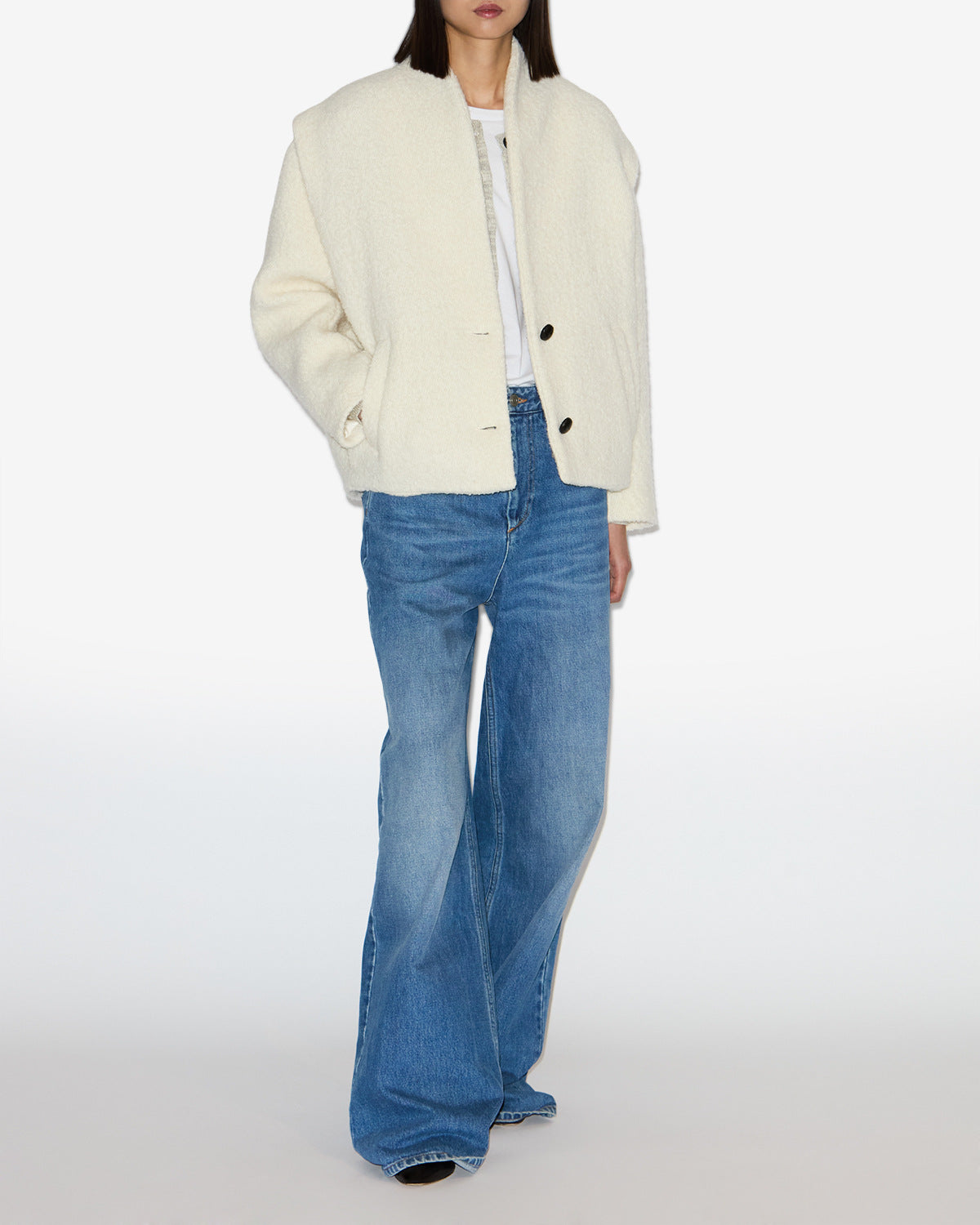 Drogo jacket Woman Ecru 4