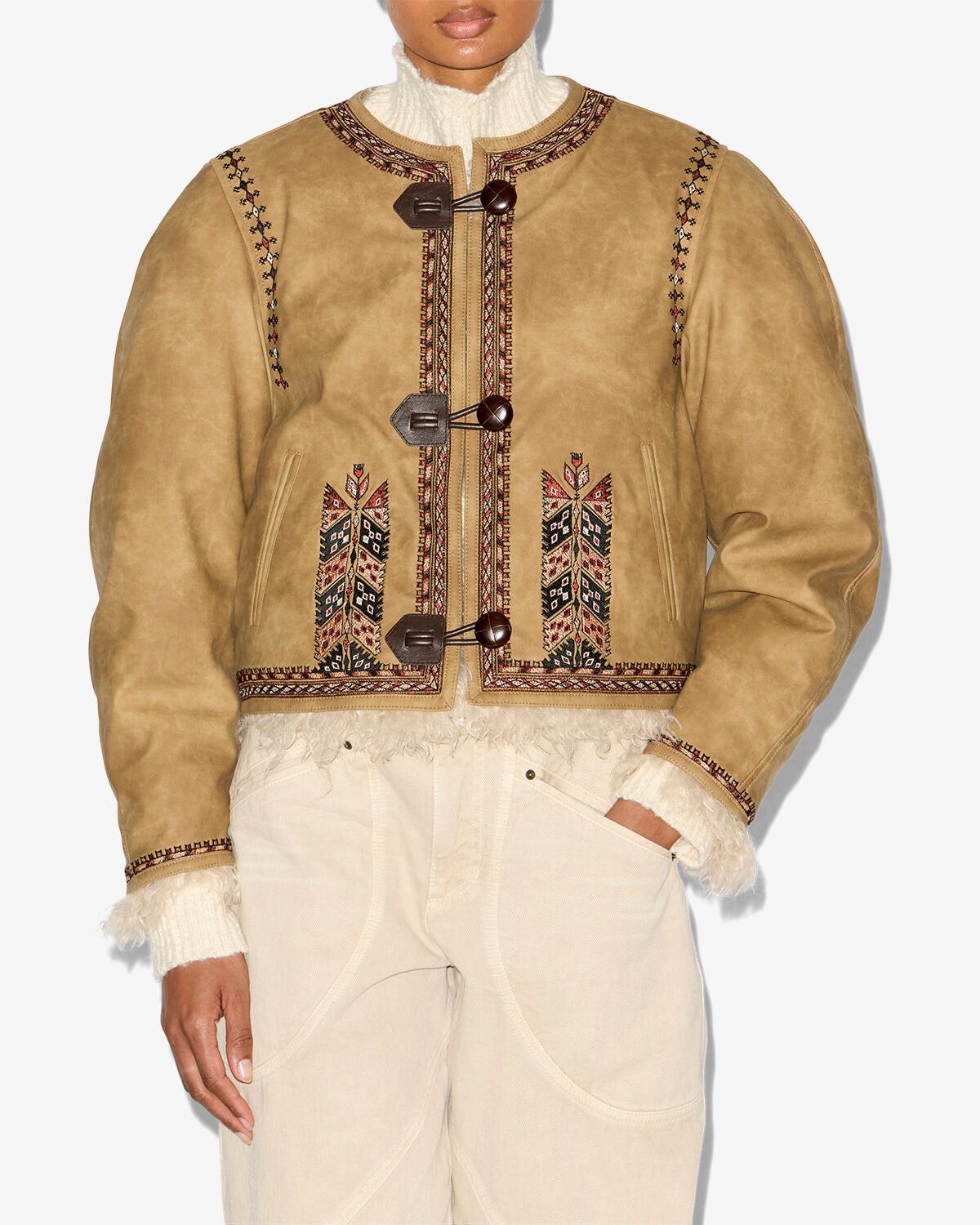 Chaqueta cely Woman Taupe 3