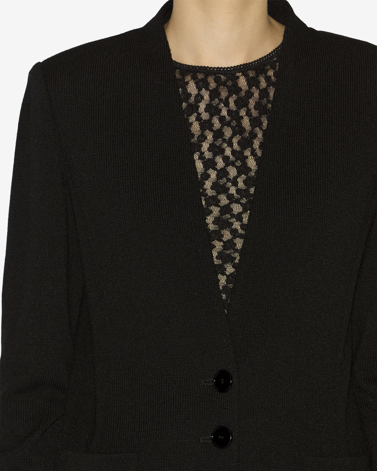 Chaqueta de traje olivia de punto - Negro - Woman - 2
