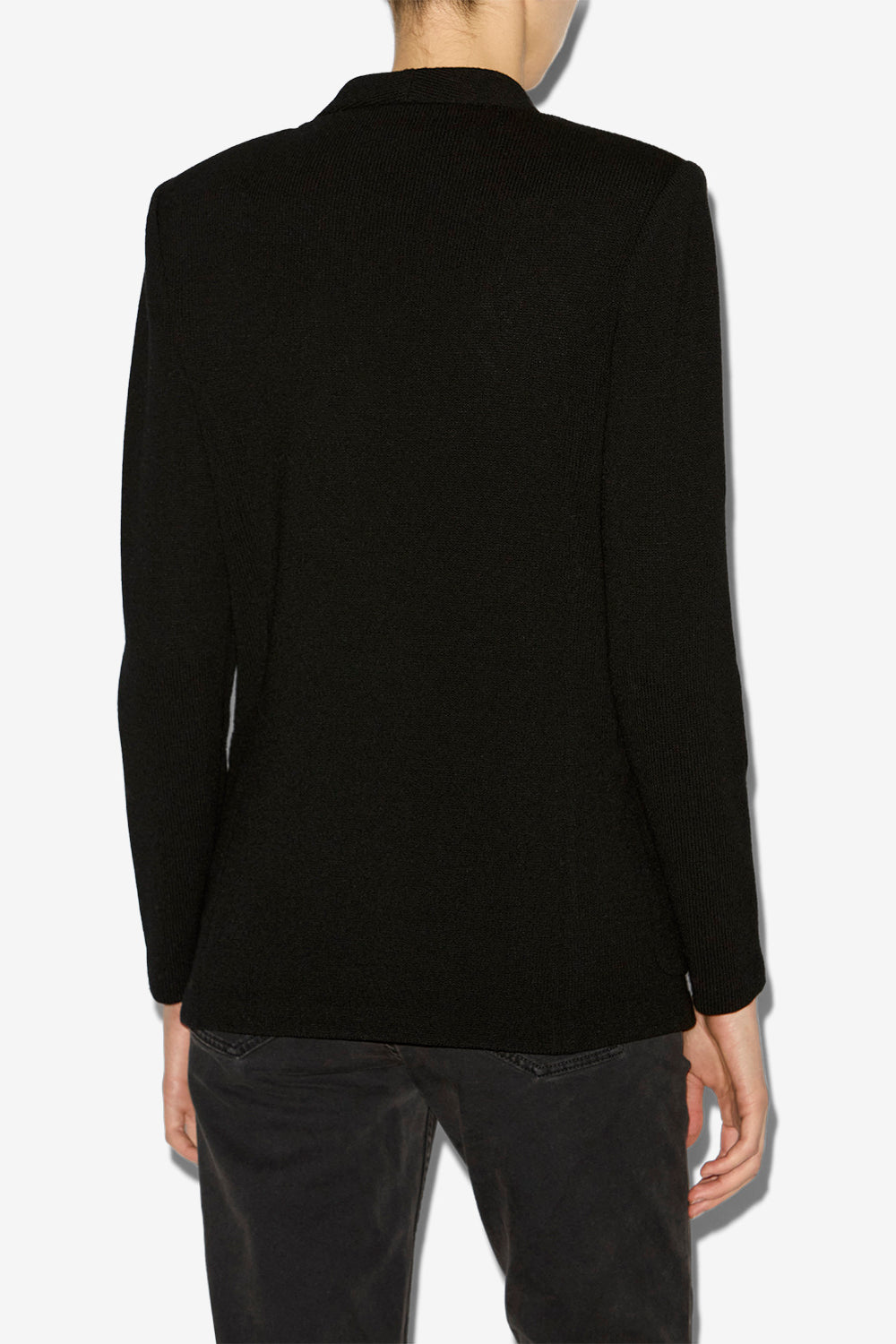 Chaqueta de traje olivia de punto - Negro - Woman - 5
