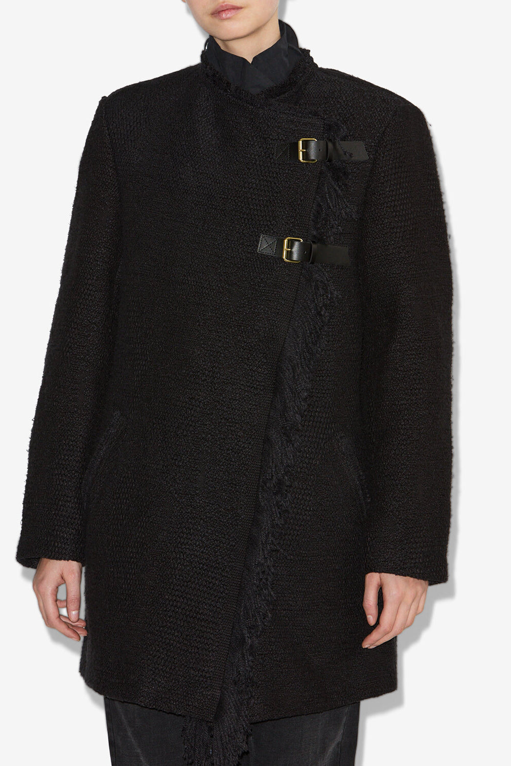 Garmia cotton and linen coat - Black - Woman - 4