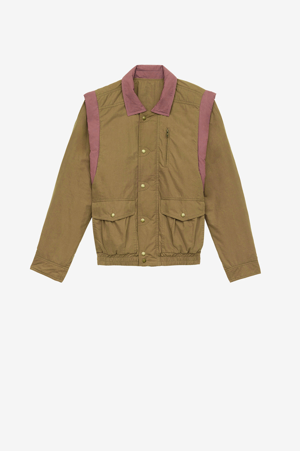 Chaqueta dilwen lisa de algodón - Caqui - Man - 1