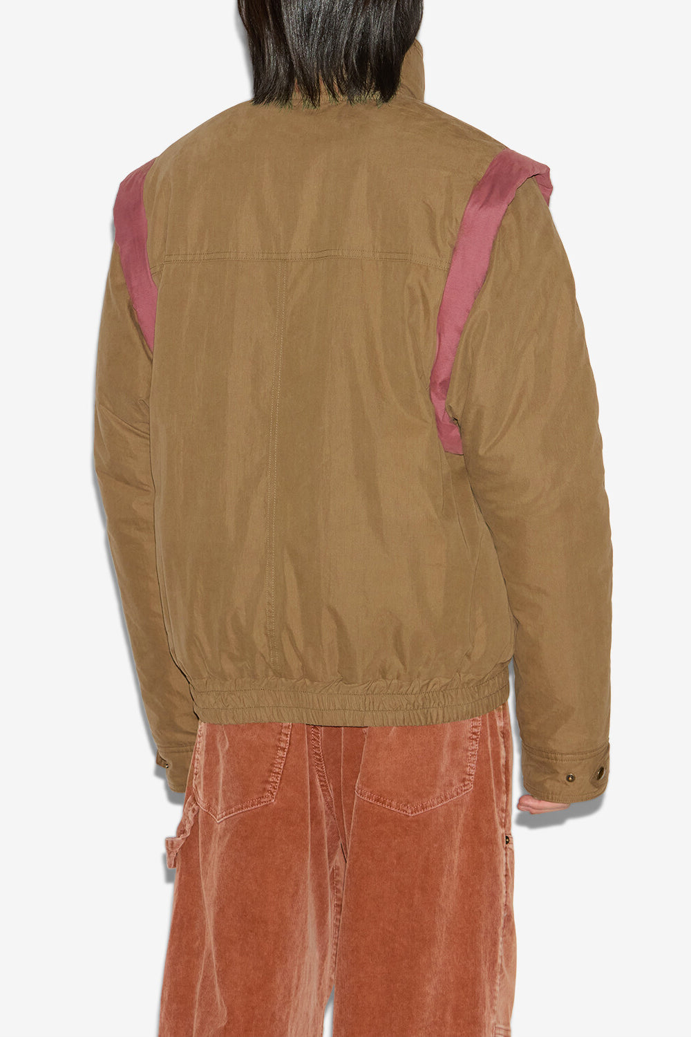 Chaqueta dilwen lisa de algodón - Caqui - Man - 5