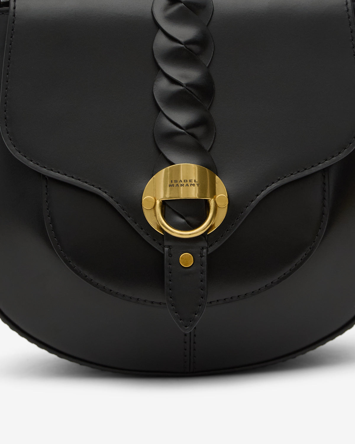 Altay 가죽 스몰 숄더백 - 검은색 - Woman - 3