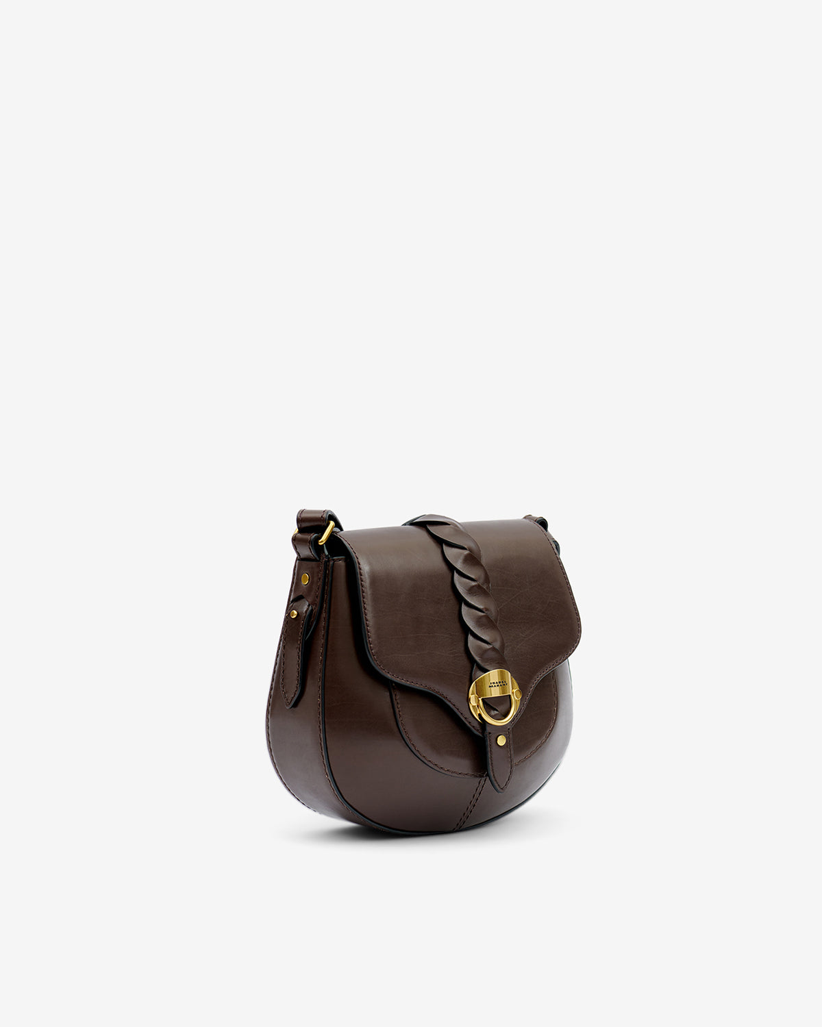 Bolso bandolera altay small de cuero - Chocolate - Woman - 5
