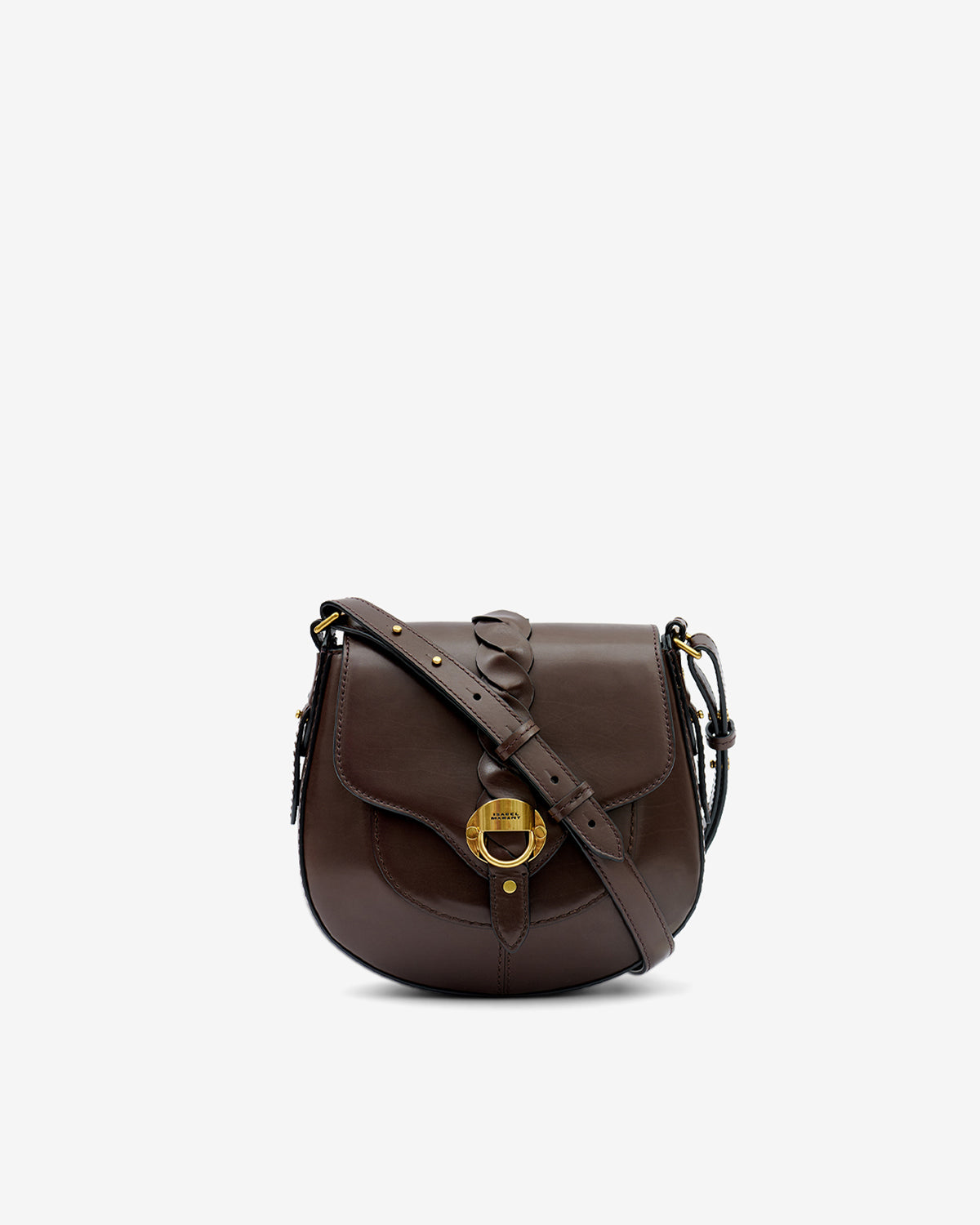 Bolso bandolera altay small de cuero - Chocolate - Woman - 1