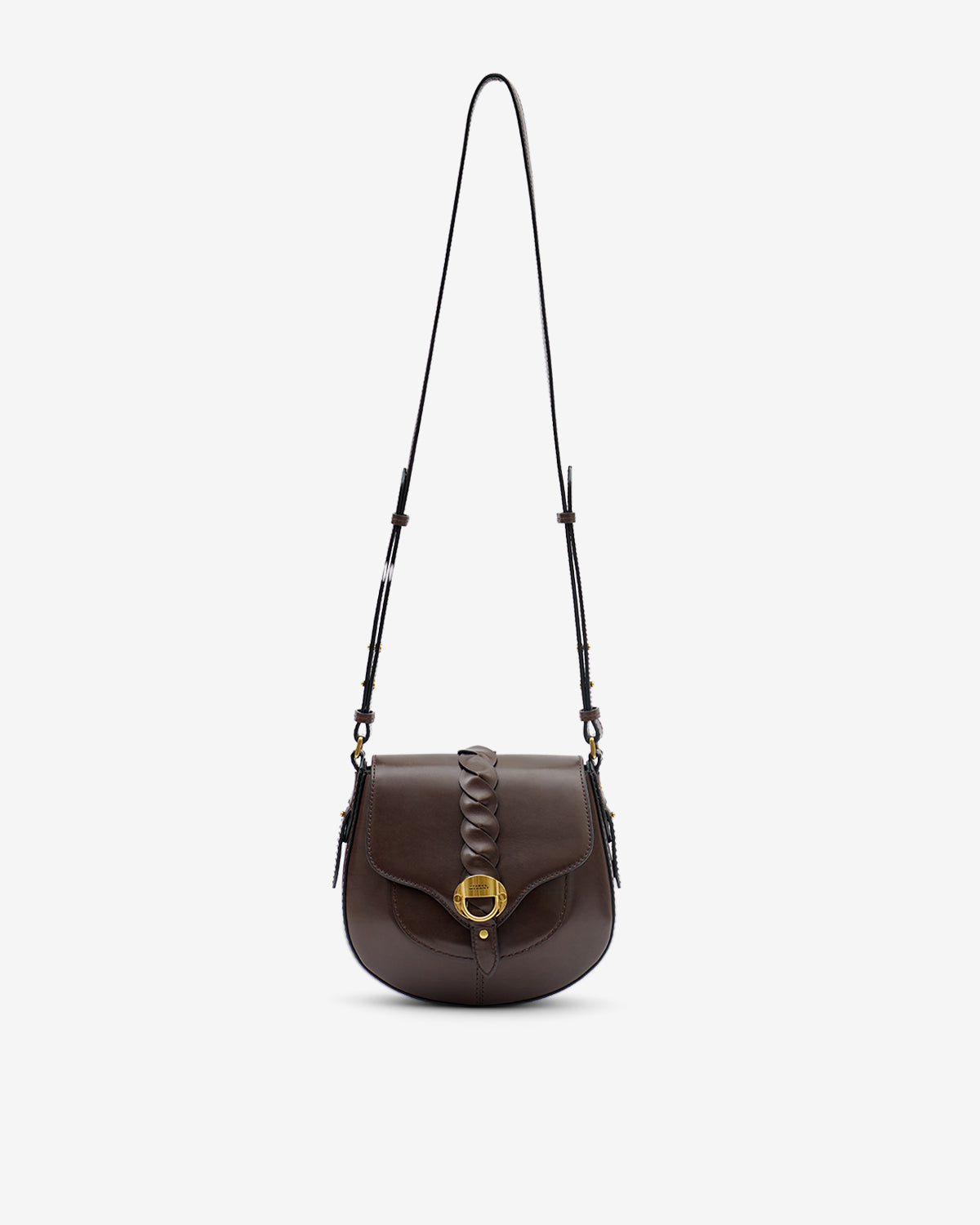 Bolso bandolera altay small de cuero - Chocolate - Woman - 6