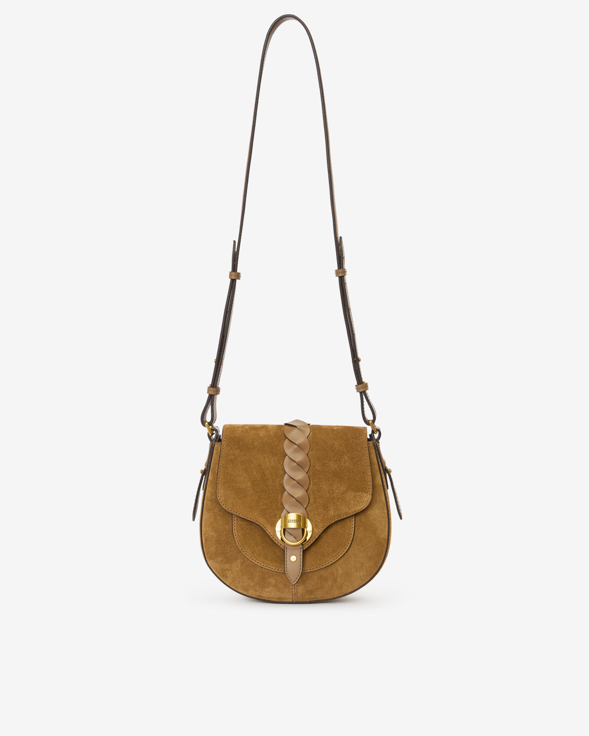 Altay small 스웨이드 송아지 가죽 핸드백 - Taupe - Woman - 5