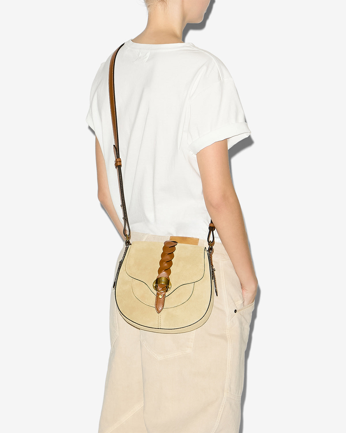 Altay small レザー製 ショルダーバッグ - ベージュ - Woman - 4