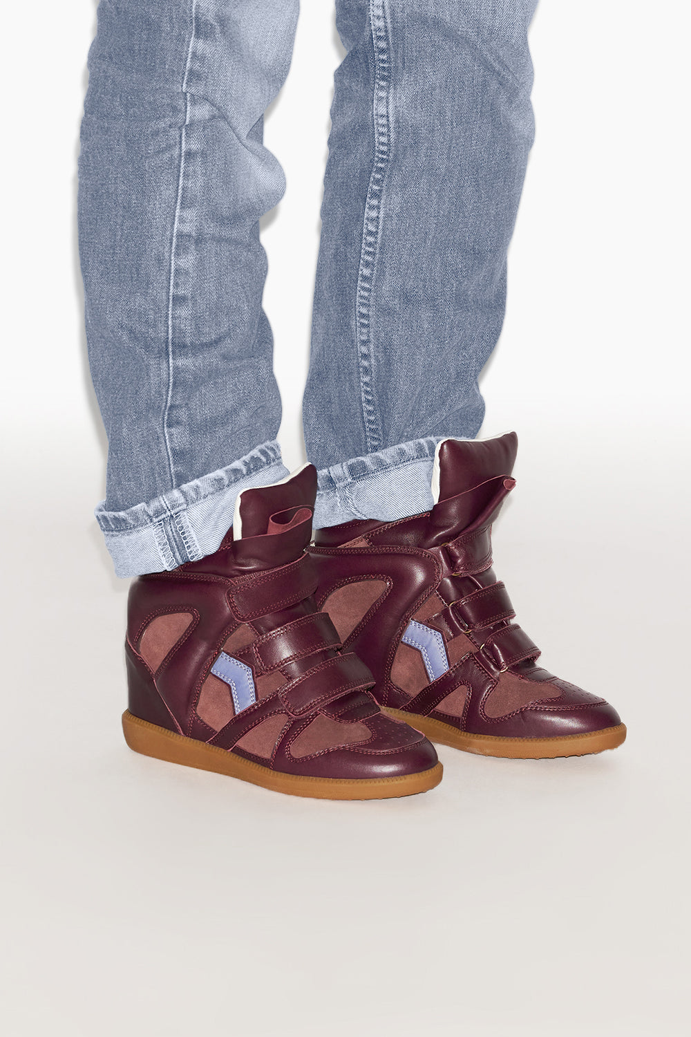 Bekett レザー製 プラットフォームスニーカー - Plum-lavender - Woman - 5