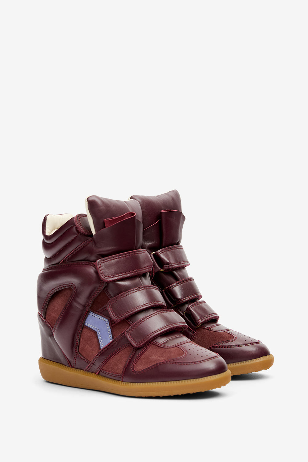 Bekett レザー製 プラットフォームスニーカー - Plum-lavender - Woman - 3