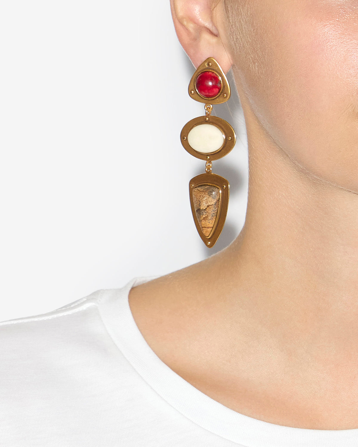 Boucles d'oreilles dees Woman Natural-light brass 1