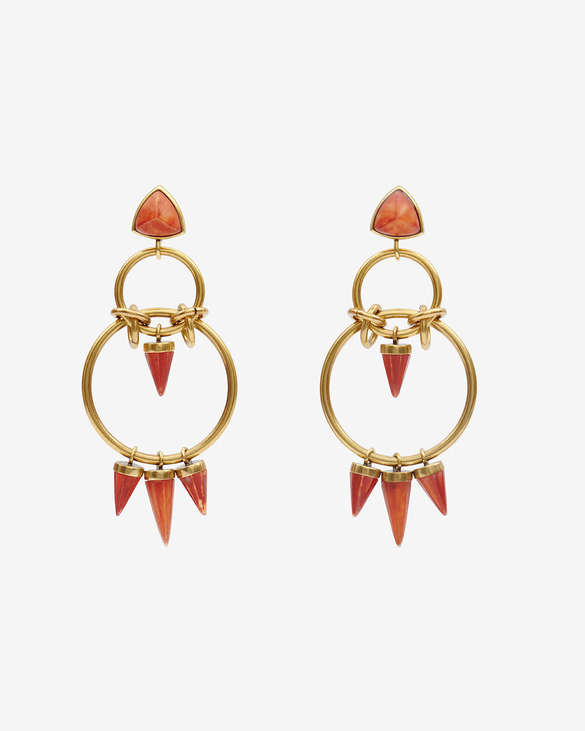 Be with you earrings Woman Henna-light brass 1