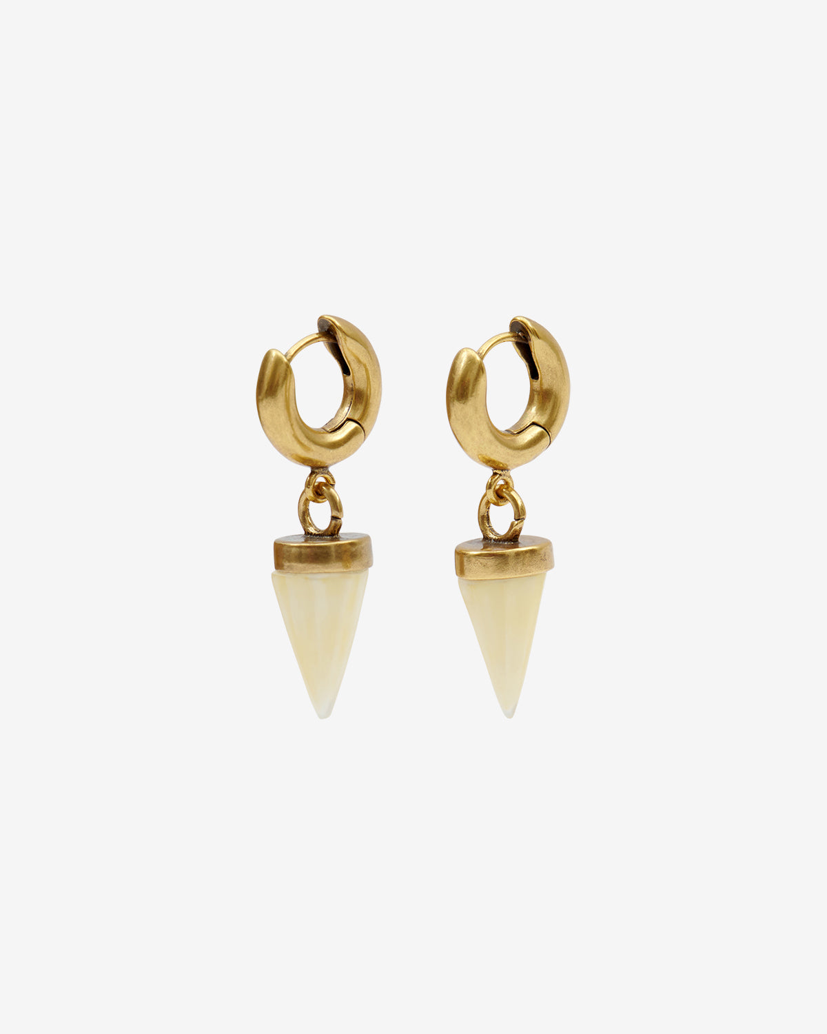 Ohrringe be with you Woman Ecru-light brass 1