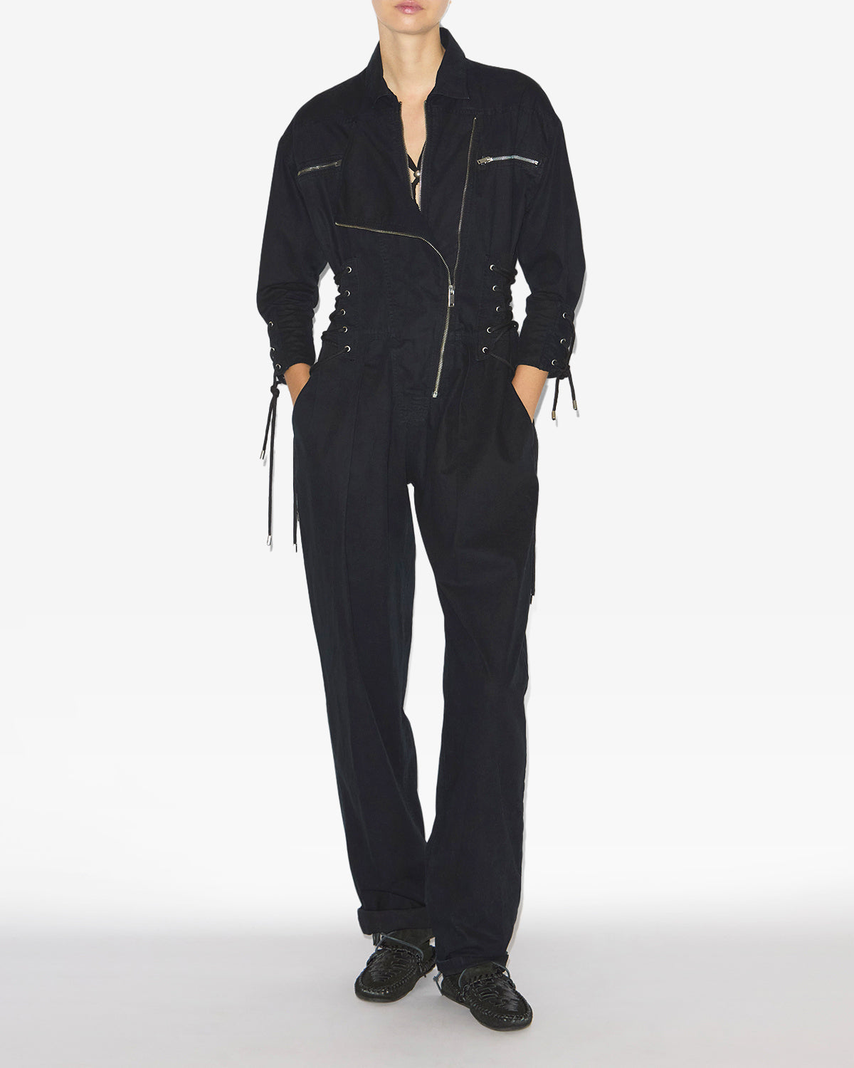 Irianna jumpsuit Woman Black 4