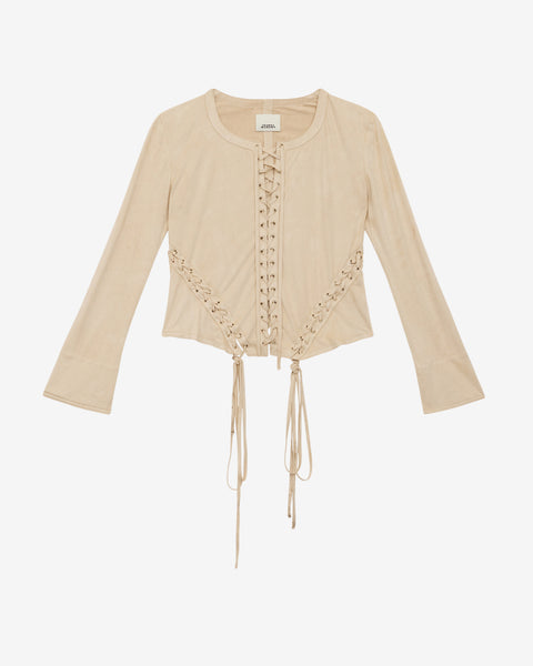 【関税込み】Isabel Marant ベージュ Kylie ラウンジパンツ 25EHT0658FA-C2K01I-23EC-
