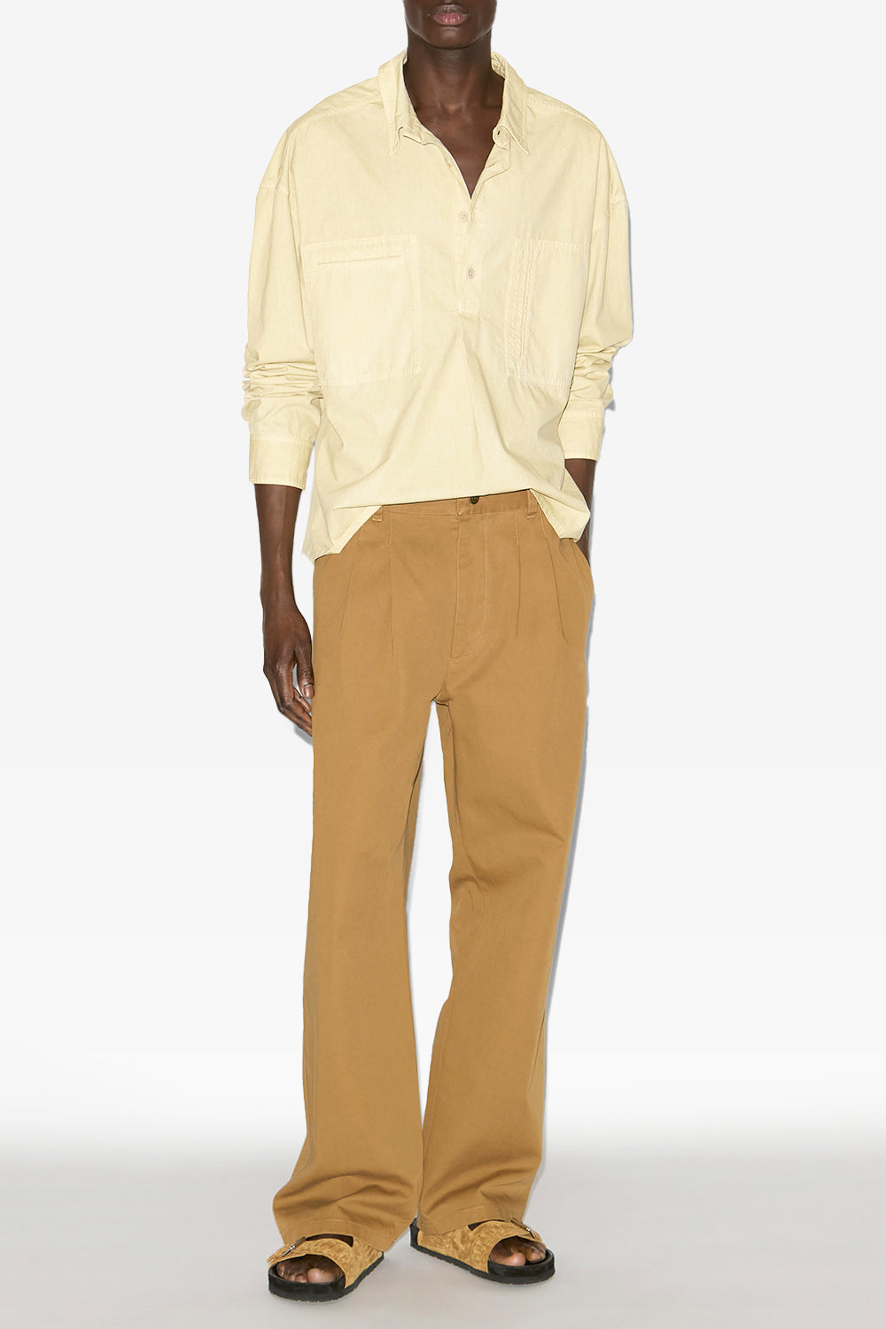 Kostin cotton twill pants - Toffee - Man - 2