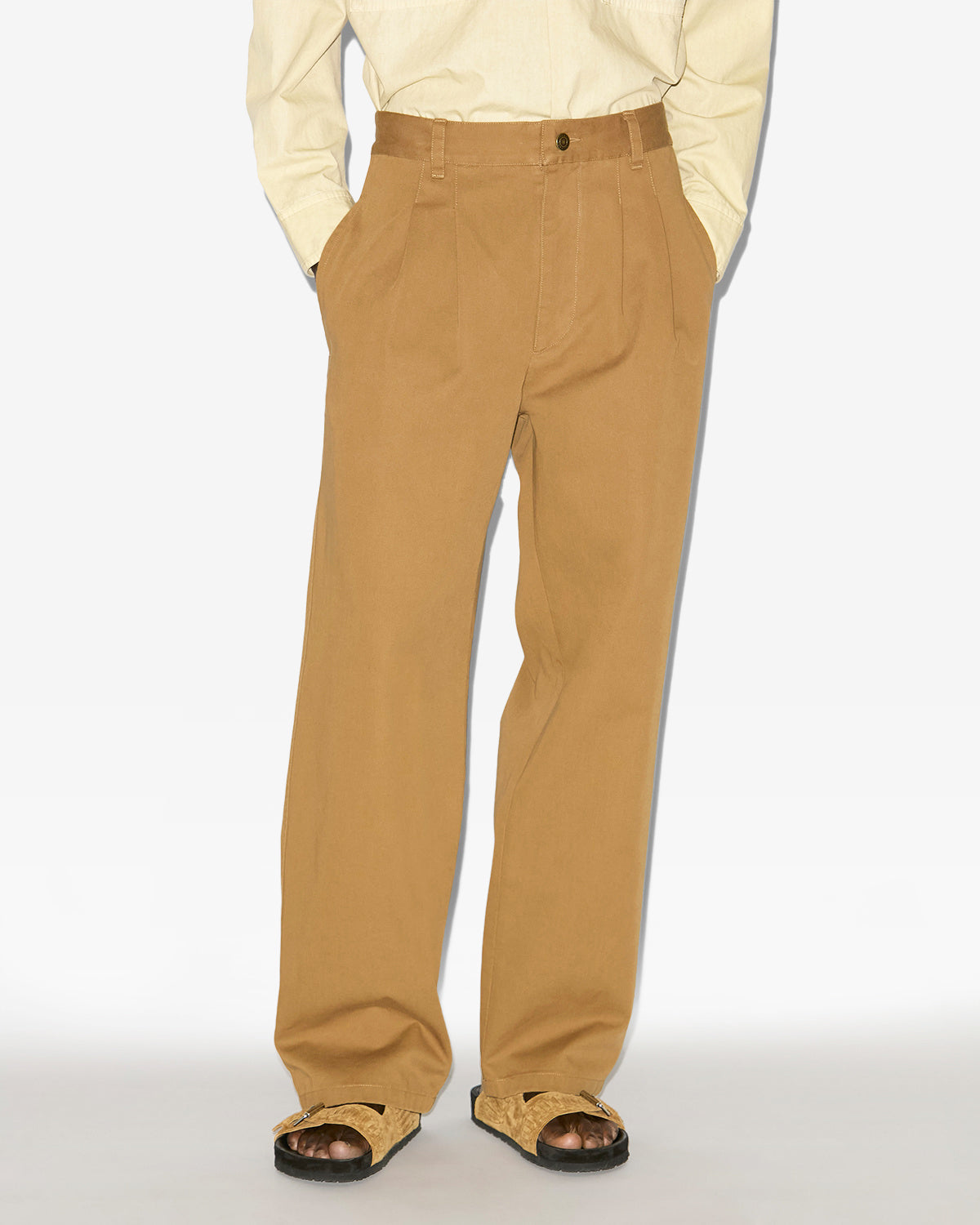 Kostin cotton twill pants - Toffee - Man - 3