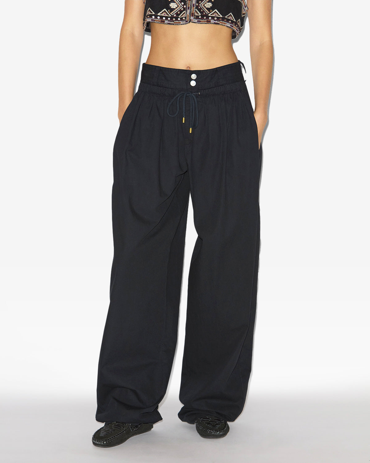 Pantalones inaya Woman Negro 4