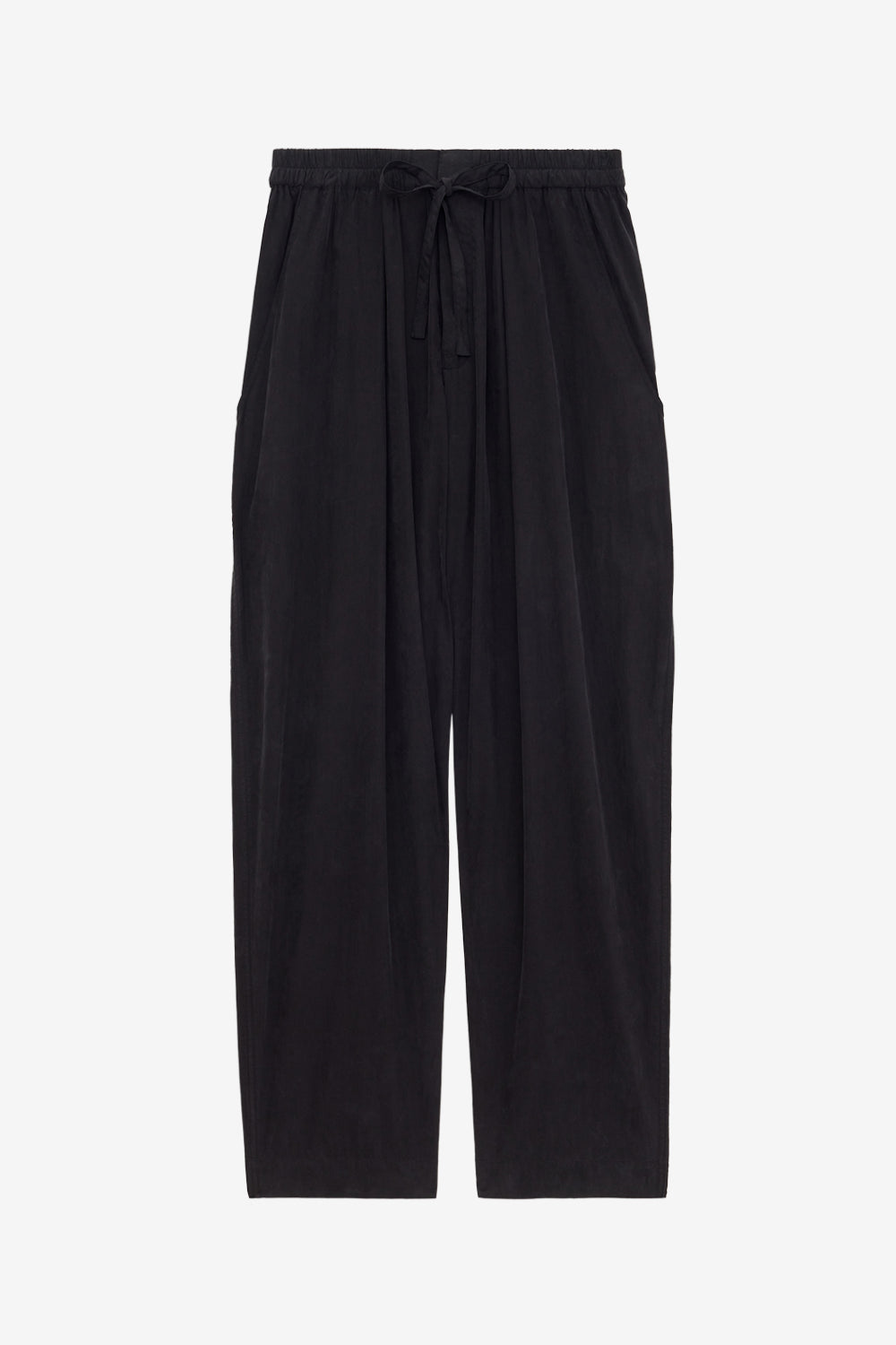 Hectorina gathered technical fabric pants - Black - Woman - 1