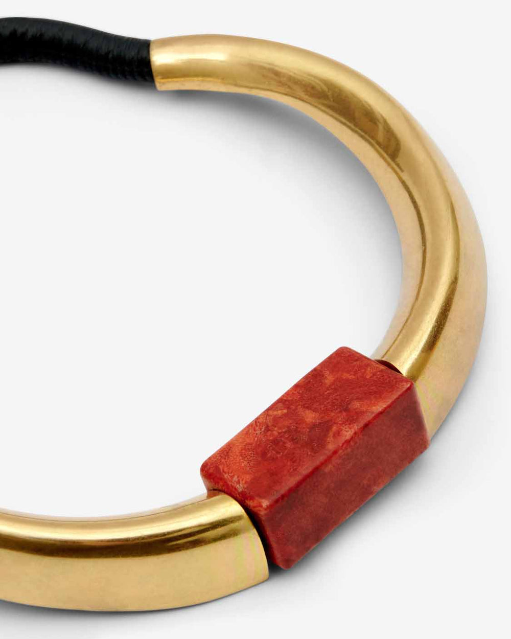 Girocollo noly con pietra - Orange-light brass - Woman - 3