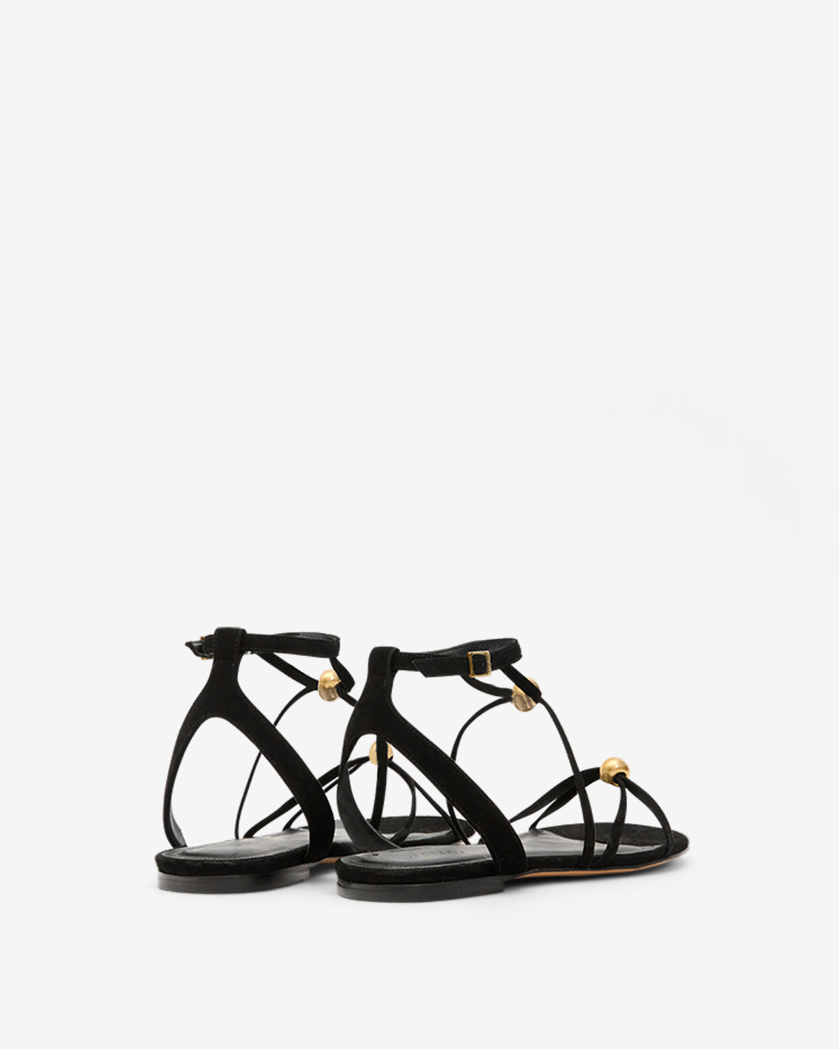 Aeza sandals Woman Black and gold 2