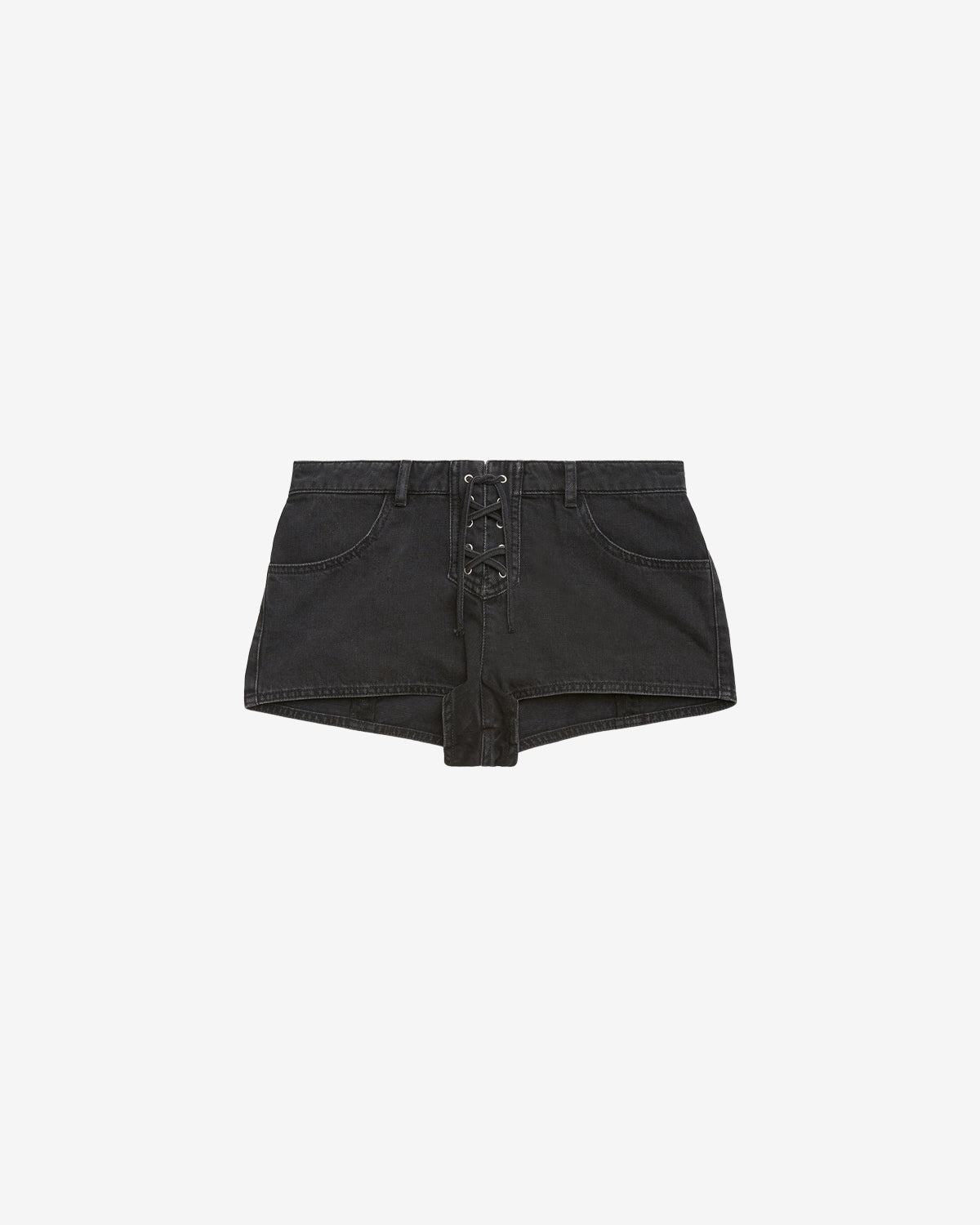 Shorts delma Woman Schwarz gewaschen 4