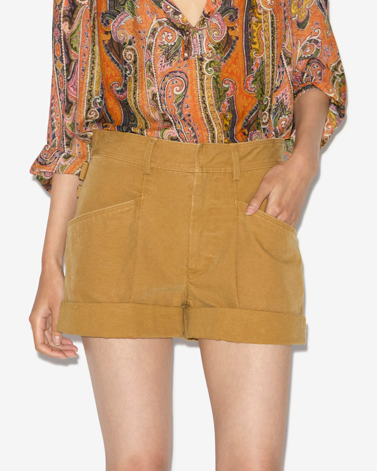 Fairy shorts Woman Caramel 4