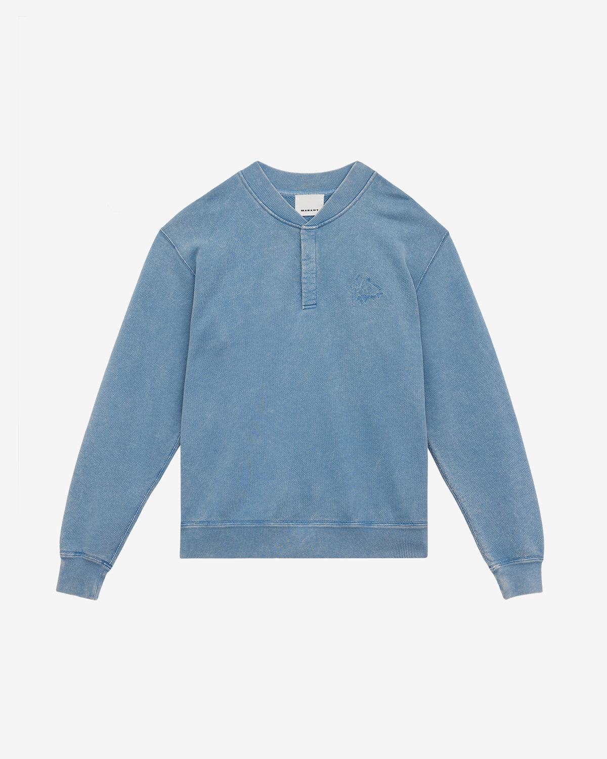 Mathias sweatshirt Man Ice blue 4