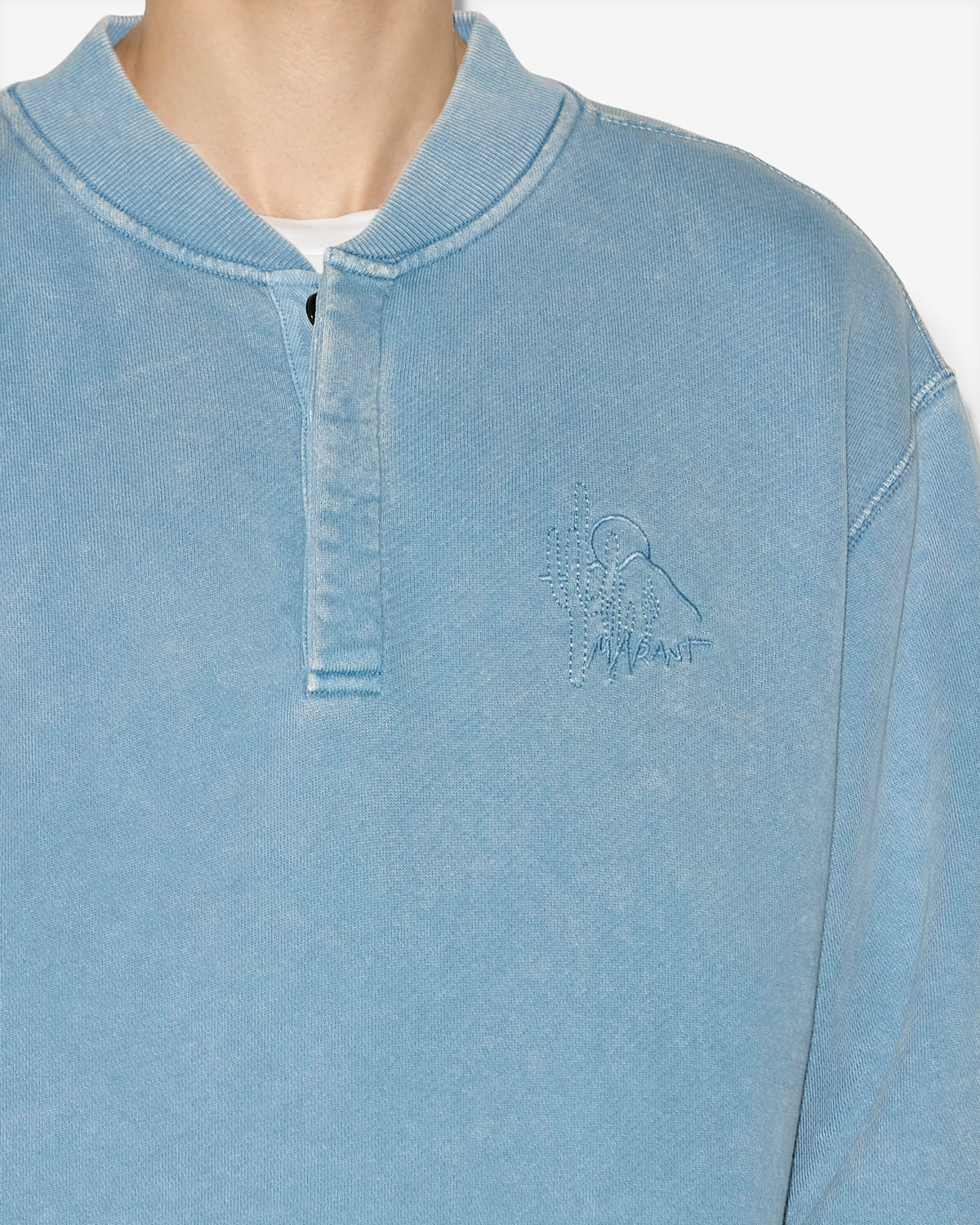 Sweatshirt mathias Man Ice blue 4