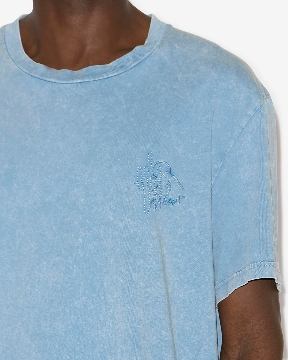 T-shirt honore Man Ice bleu 2