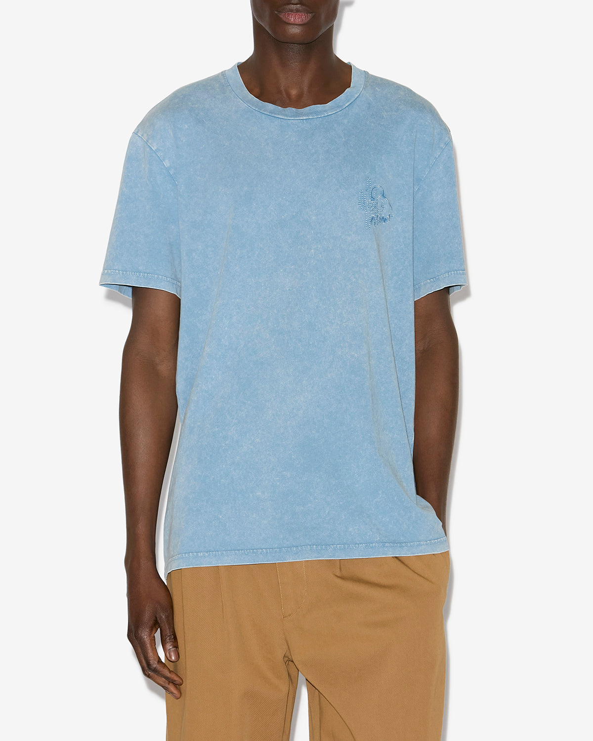 Honore t-shirt Man Ice blue 5