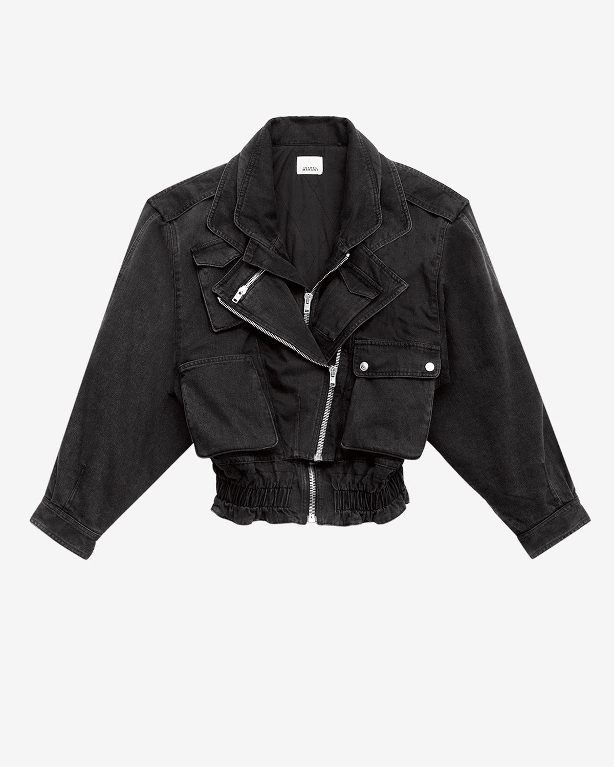 Veste aneli Woman Noir délavé 4