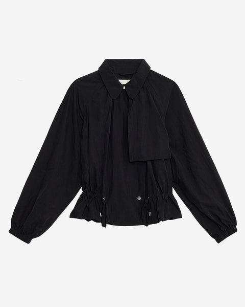 ジャケット ISABEL MARANT ETOILE Black Cotton Joanna Jacket Black Joanna Denim Jacket by Isabel Marant Etoile on Sale