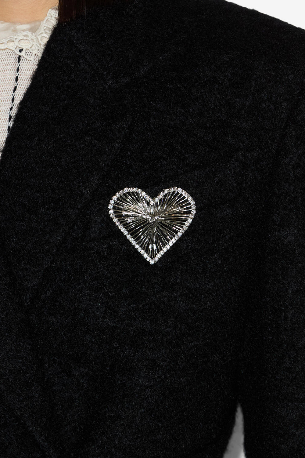 Broche cœur eden - Argenté - Woman - 2
