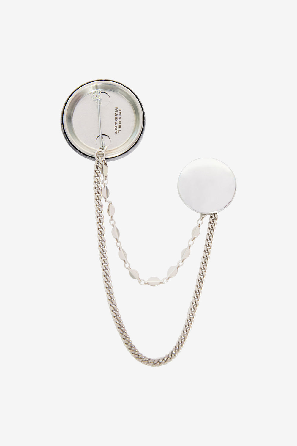 Spilla petes con doppia spilletta pin's - Black and silver - Man - 3
