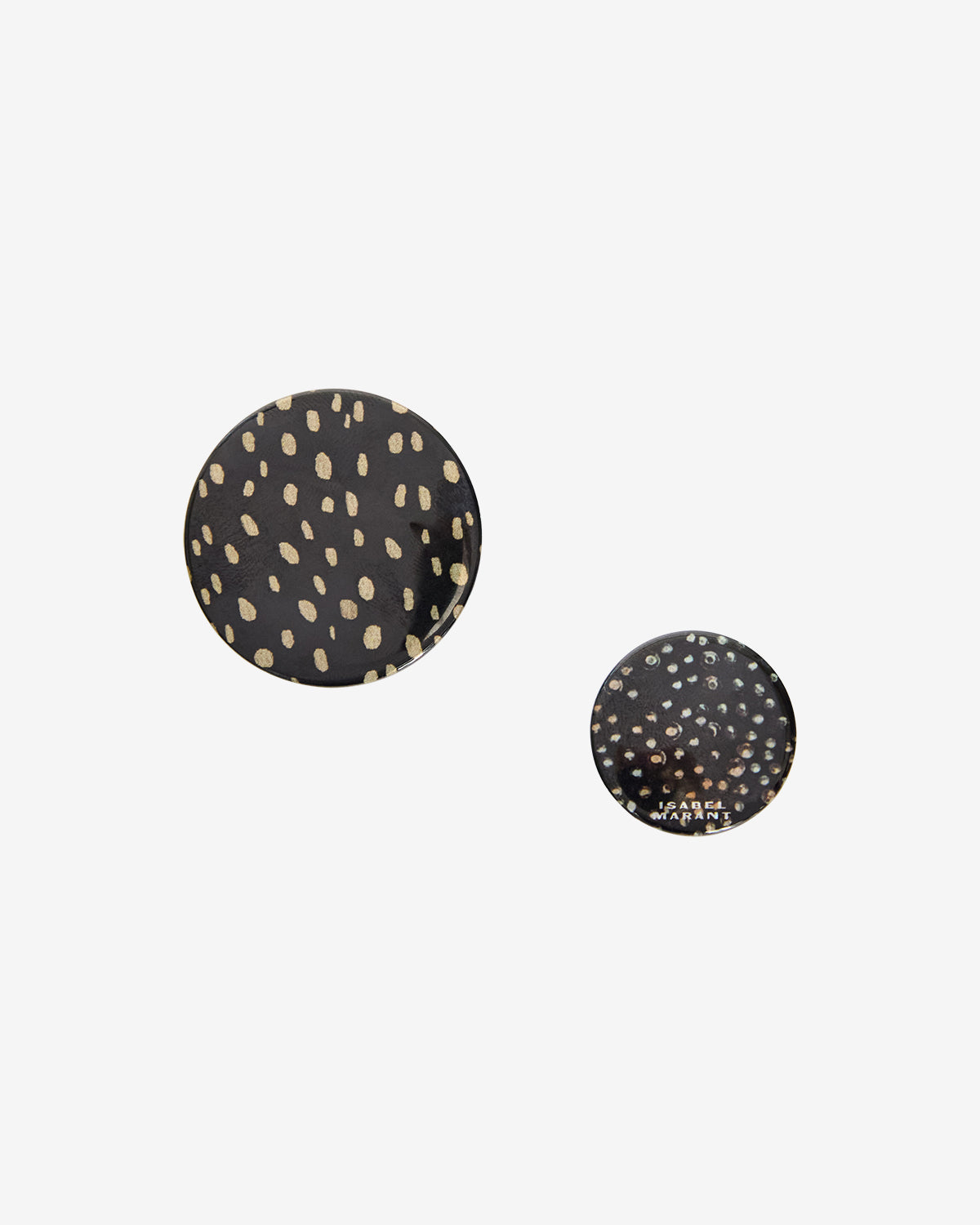 Petes 브로치 Man Black-gold 3