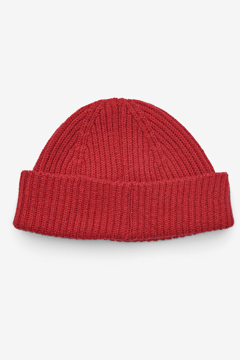 Bonnet court en maille zamia - Deep red - Woman - 2