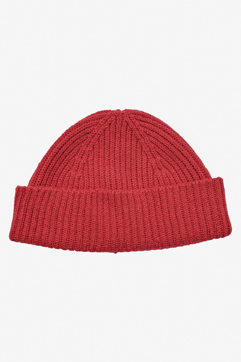 Bonnet court en maille zamia - Deep red - Woman - 1