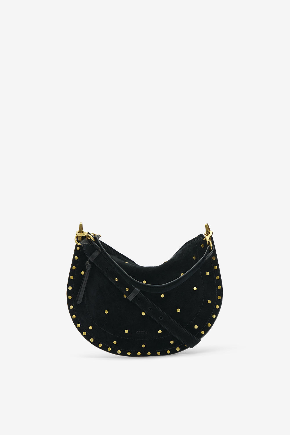 Tasche oskan soft zip aus veloursleder - Schwarz - Woman - 7