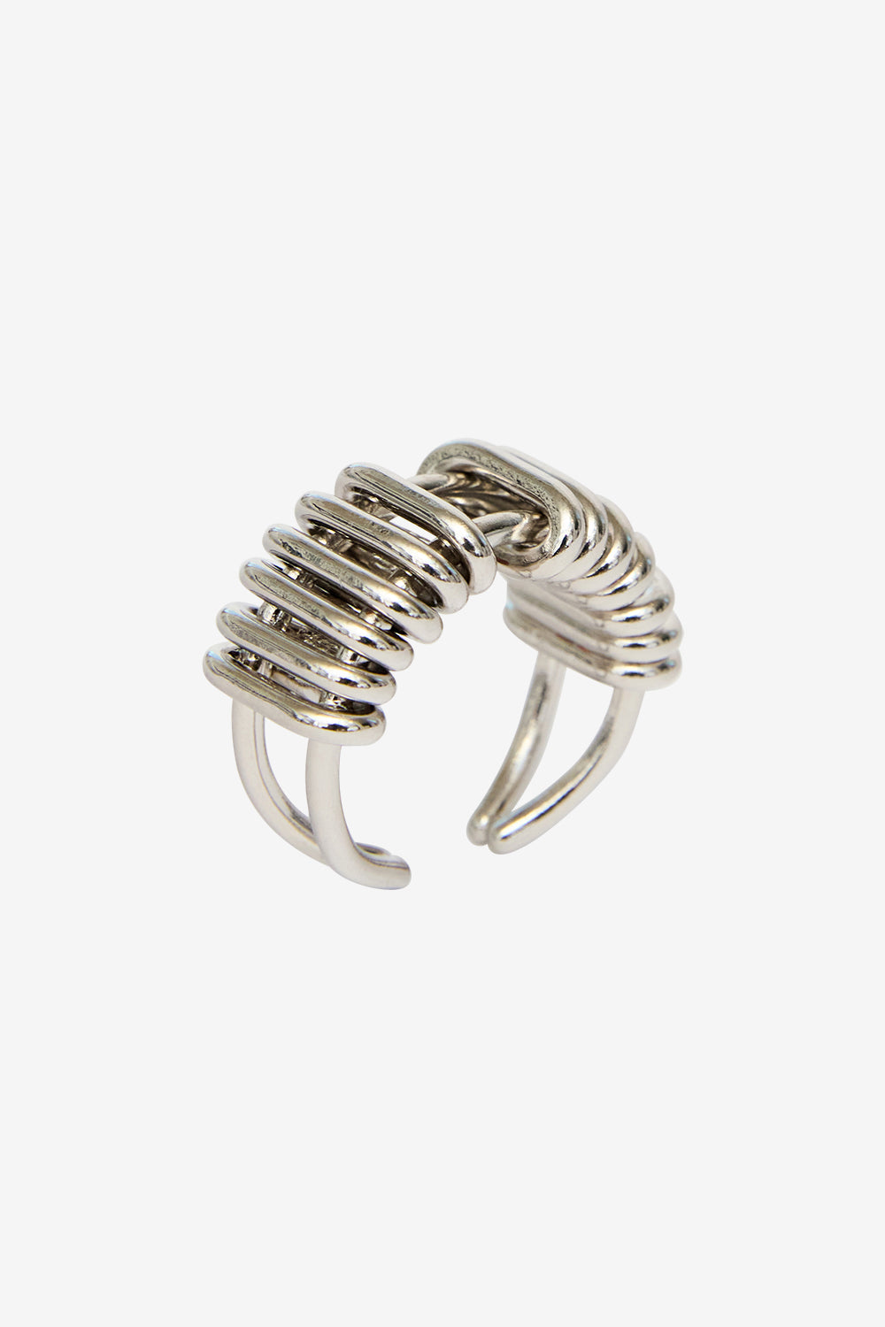 Bague ivyo anneaux en laiton - Argent - Man - 3