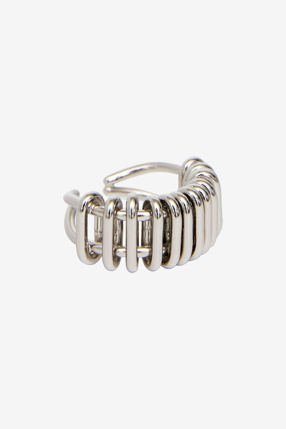 Bague ivyo anneaux en laiton - Argent - Man - 1
