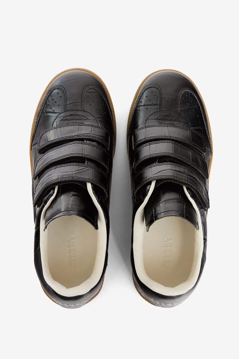 Sneakers basse beth in pelle martellata - Nero - Woman - 4