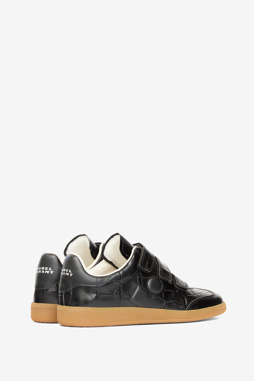 Sneakers basse beth in pelle martellata - Nero - Woman - 2