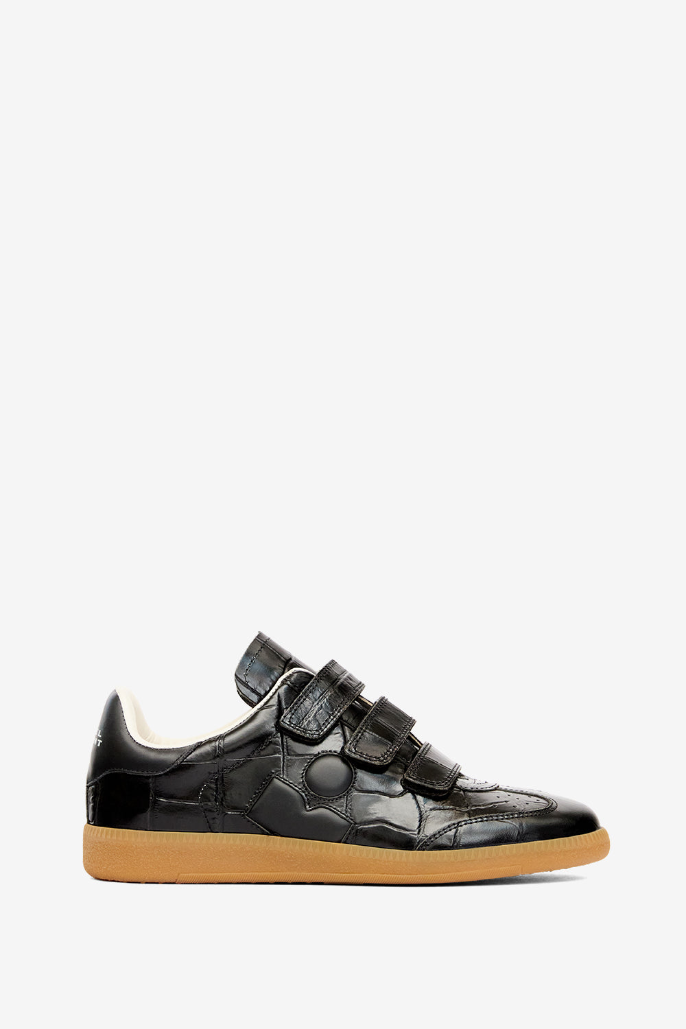 Sneakers basse beth in pelle martellata - Nero - Woman - 1