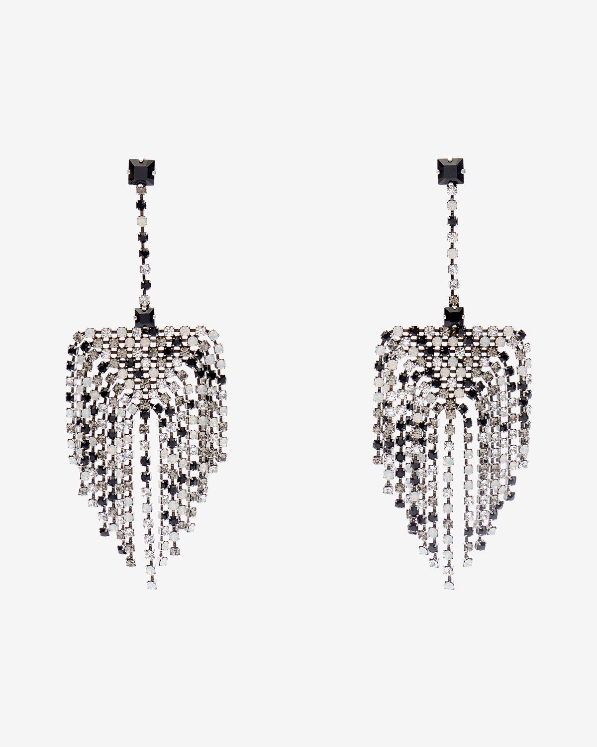 Orecchini faye Woman Black and silver 1