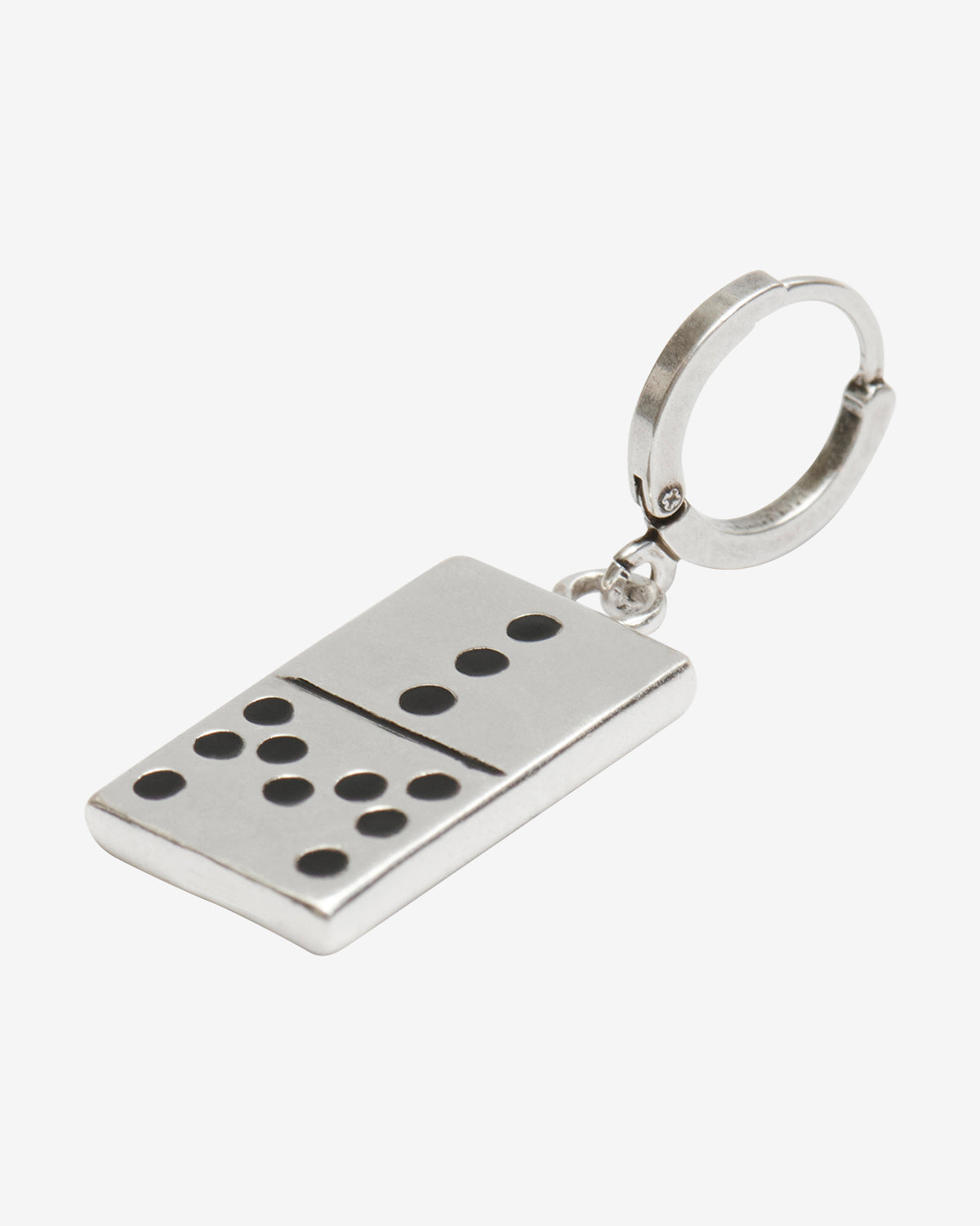 Pendiente colgante alby - Black and silver - Man - 3